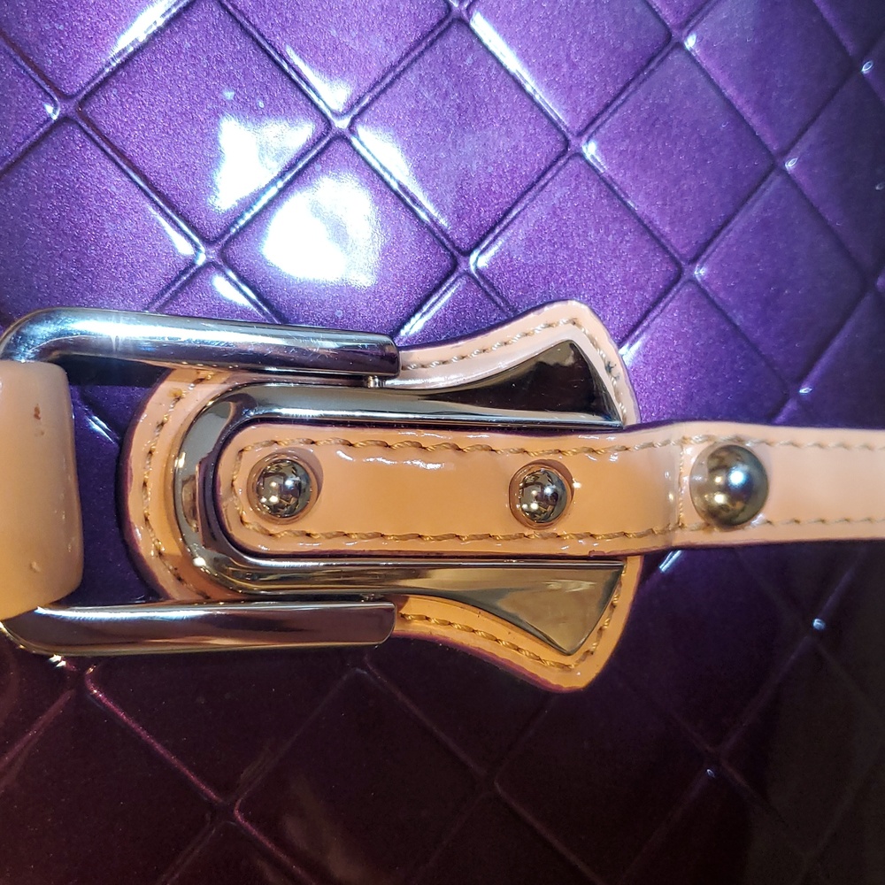 NWT Bravo purple leather handbag - Picture 12 of 14